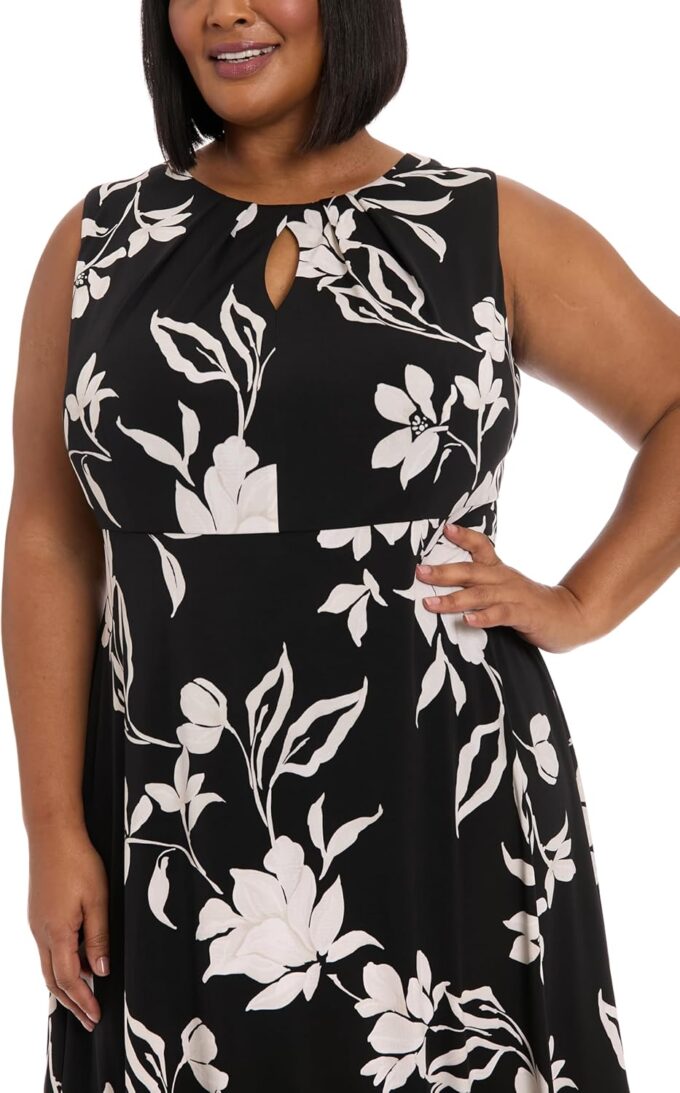 London Times Women's Keyhole Midi – Bild 5