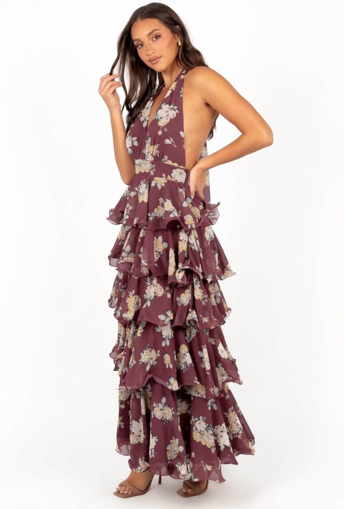 Petal & Pup Women's Kendall Maxi Halterneck Dress – Bild 3
