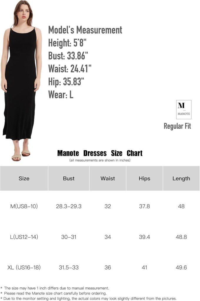 100% Merino Wool Women’s Casual Sleeveless Boat Neck Spaghetti Strap Bodycon Maxi Dress Black Long Dresses – Bild 7