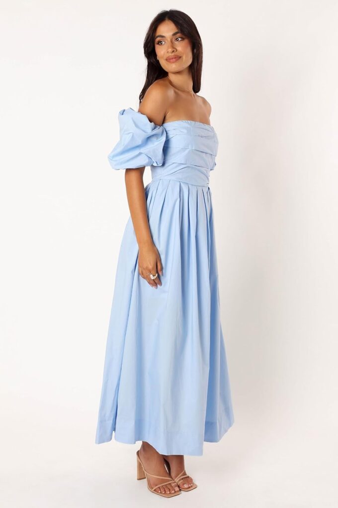 Petal & Pup Women's Solana Off Shoulder Midi Dress – Bild 3