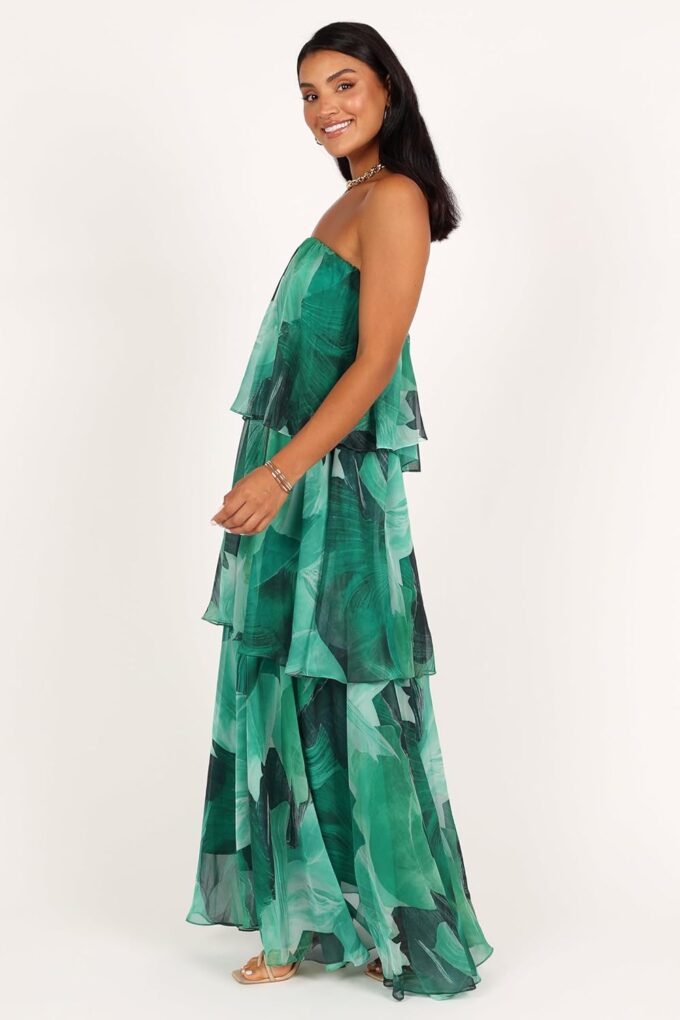 Petal & Pup Women's Bloom Strapless Maxi Dress – Bild 4