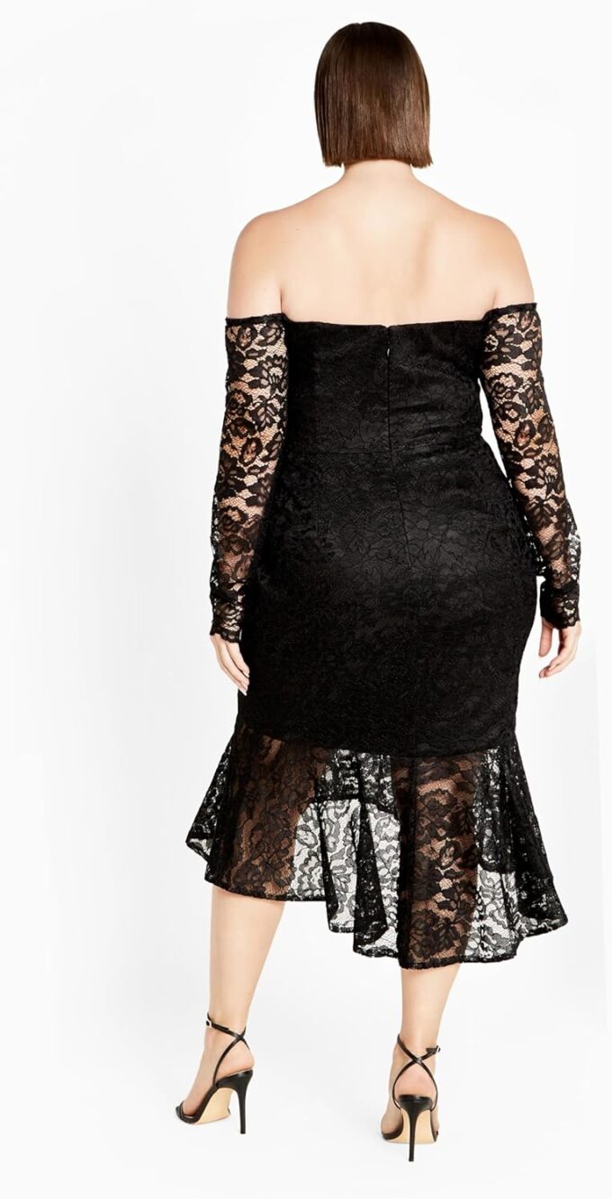 City Chic Women's Dress Lace Athena – Bild 4