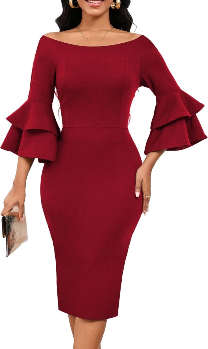 Two Piece Outfits for Women Long Sleeve Top Long Pants Sets Sexy Ladies Clubwear – Bild 2