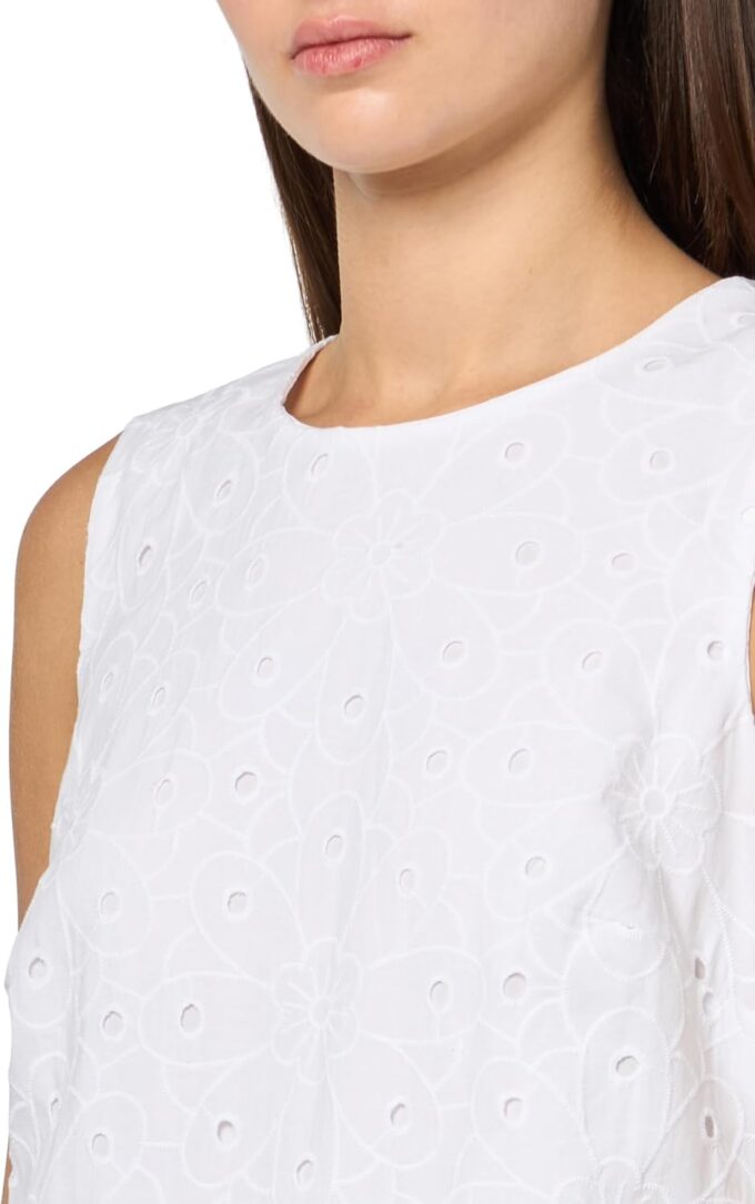 Tommy Hilfiger Women's Sleeveless Meadow Eyelet Shift Dress – Bild 3