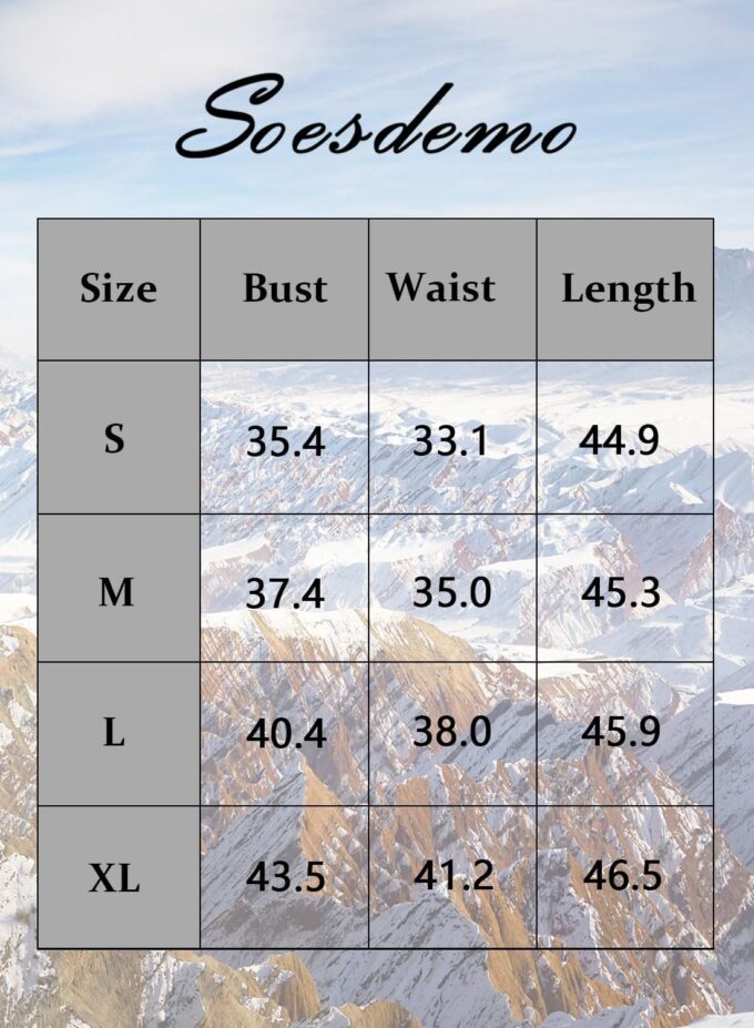 Soesdemo Womens Dresses 3/4 Sleeve V Neck Pleated Button Down Casual Flowy Midi Vacation Sundresses with Pockets – Bild 6
