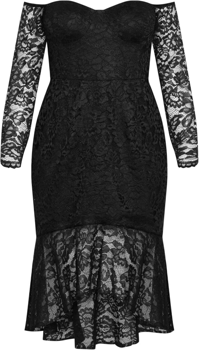 City Chic Women's Dress Lace Athena – Bild 6