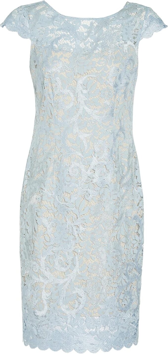 Adrianna Papell Women's Embroidered Lace Sheath – Bild 5