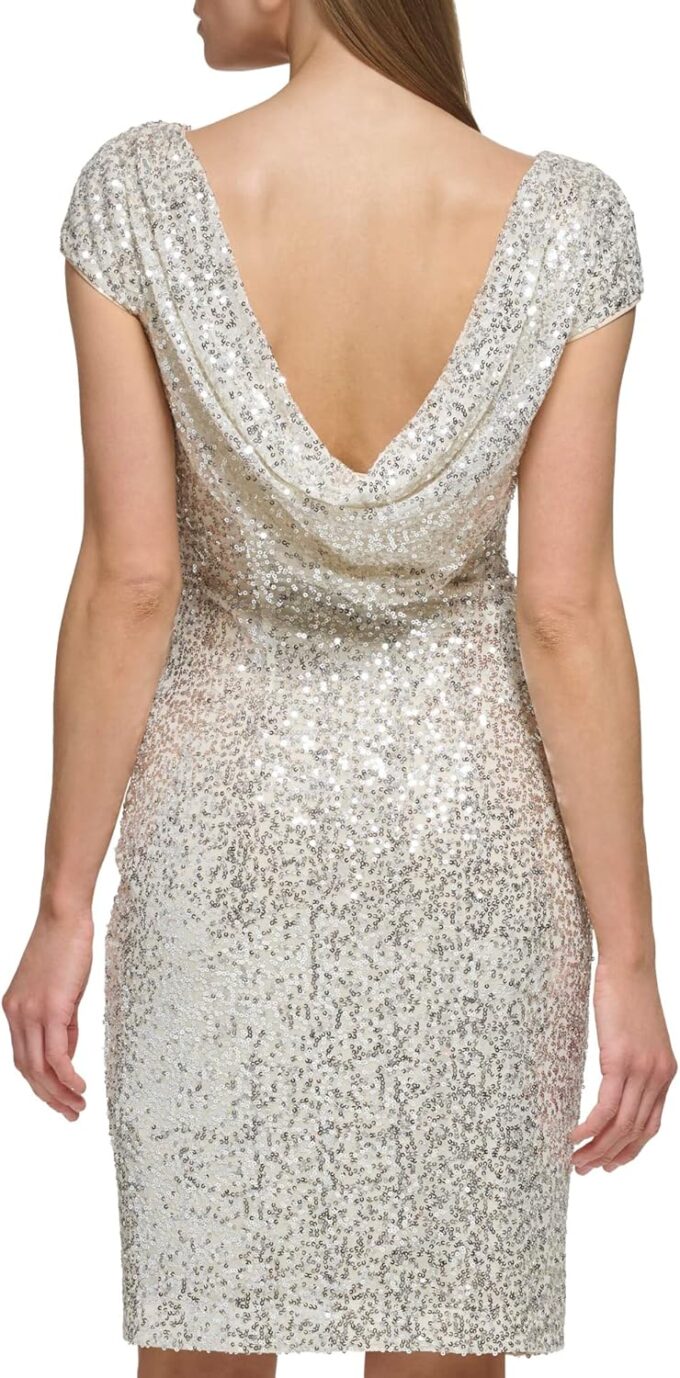 Eliza J Women's Cap Sleeve Cocktail Dress – Bild 3