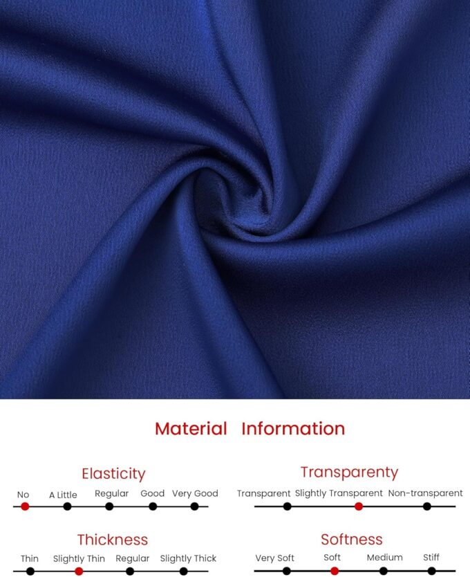 Women's Boat Neck Dress Elegant Cap Sleeve Ruched Satin Dresses – Bild 5