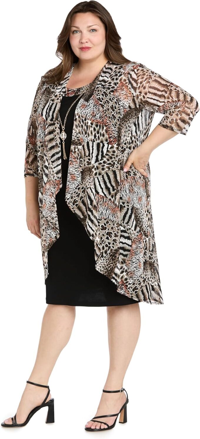 R&M Richards Damen Wild & Graceful Ensemble Kleid – Bild 6