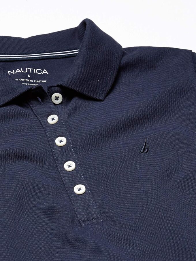 Nautica Women's Easy Classic Short Sleeve Stretch Cotton Polo Dress – Bild 7