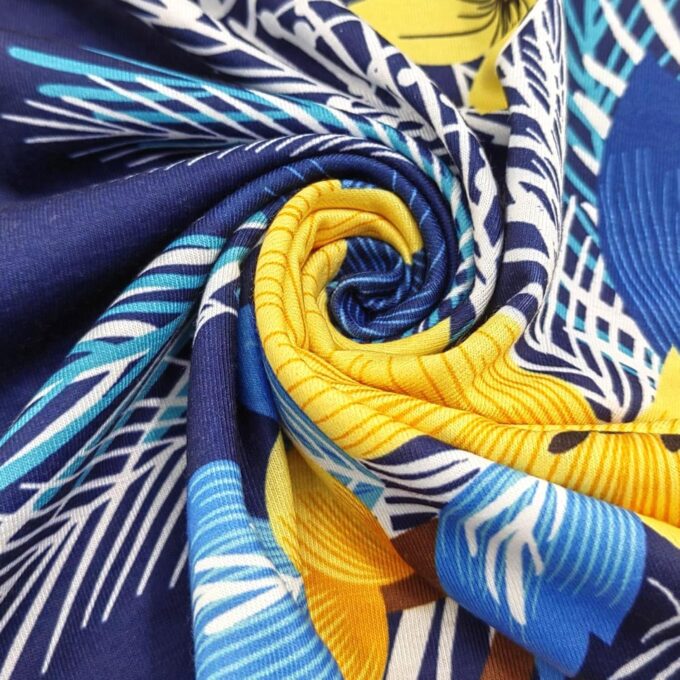 Halter Dresses for Women 2025 Casual Floral Print Summer Dresses Hollow Out A-line Sundresses for Beach Vacation Size L Blue Yellow Flowers – Bild 5