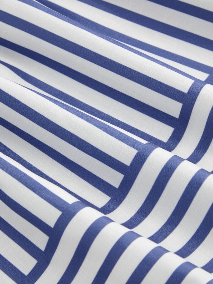 CIDER Women's Strapless Dress Tube Striped Long Midi Dresses A Line Shirred Beach Vacation Casual Summer Outfits – Bild 4