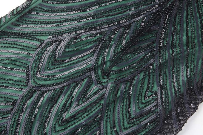 FAIRY COUPLE 1920s Sequined Embellished Tassels Hem Flapper Dress D20S002 – Bild 4