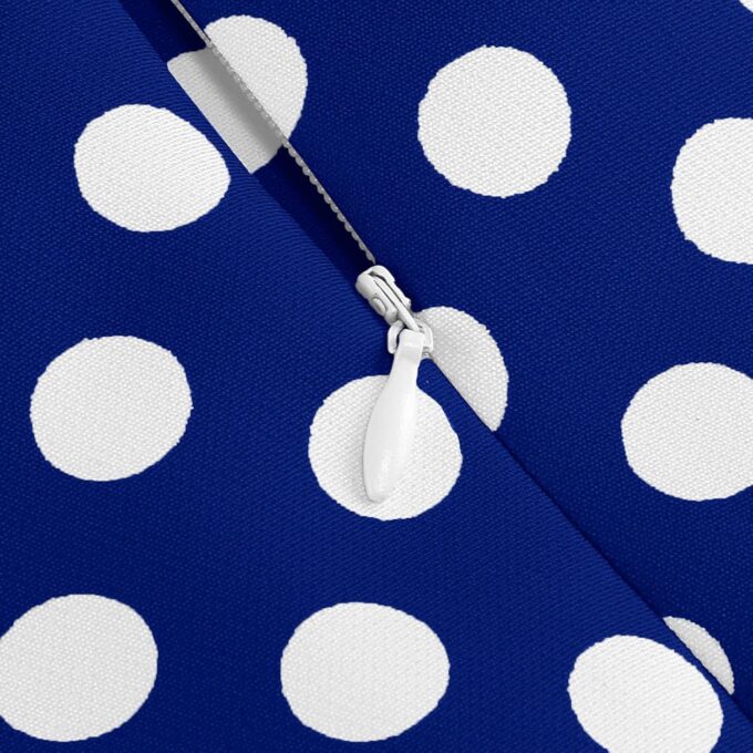 50s Style Dresses for Women Vintage Polka Dot Short Sleeve Tie Neck Swing Dress Midi Prom Retro 1950s Dress – Bild 7