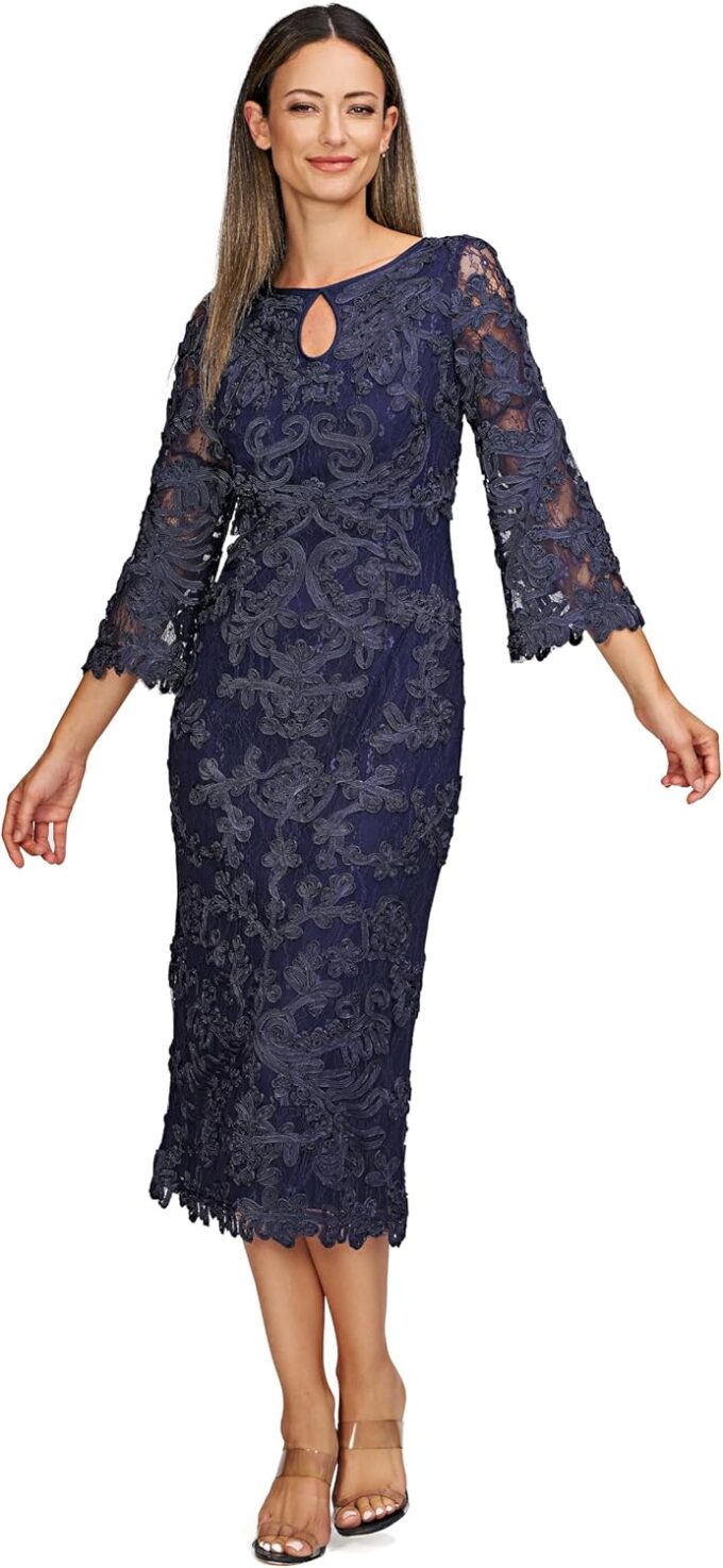 JS Collections Women's Perla Soutache Midi