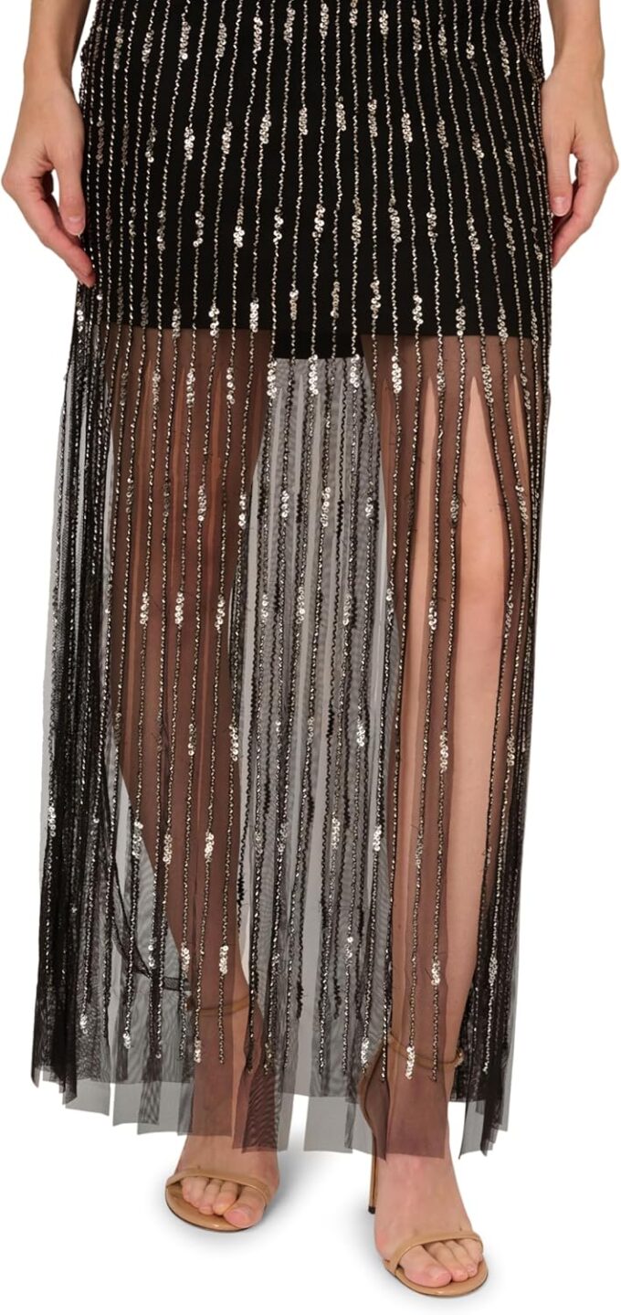 Adrianna Papell Women's Beaded Carwash Dress – Bild 5