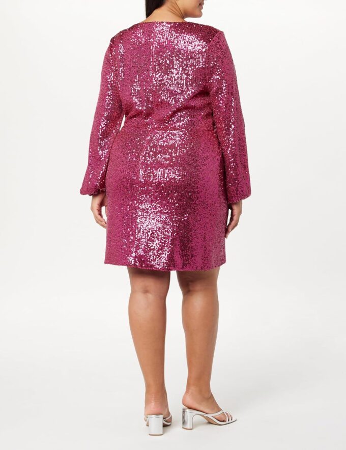 The Drop Women's Helena Sequin Wrap Dress – Bild 6