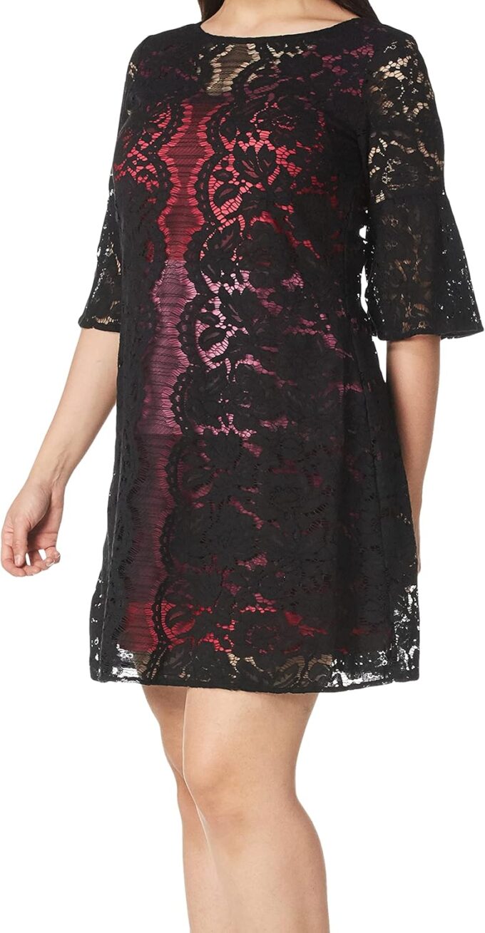 Gabby Skye Damen Lace Sheath Dress Kleid – Bild 3