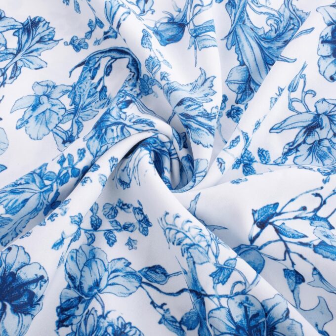GRACE KARIN 2025 Women's Summer Floral Flowy A Line Midi Dresses Elegant Short Sleeve Smocked V-Neck Tiered Dresses – Bild 5