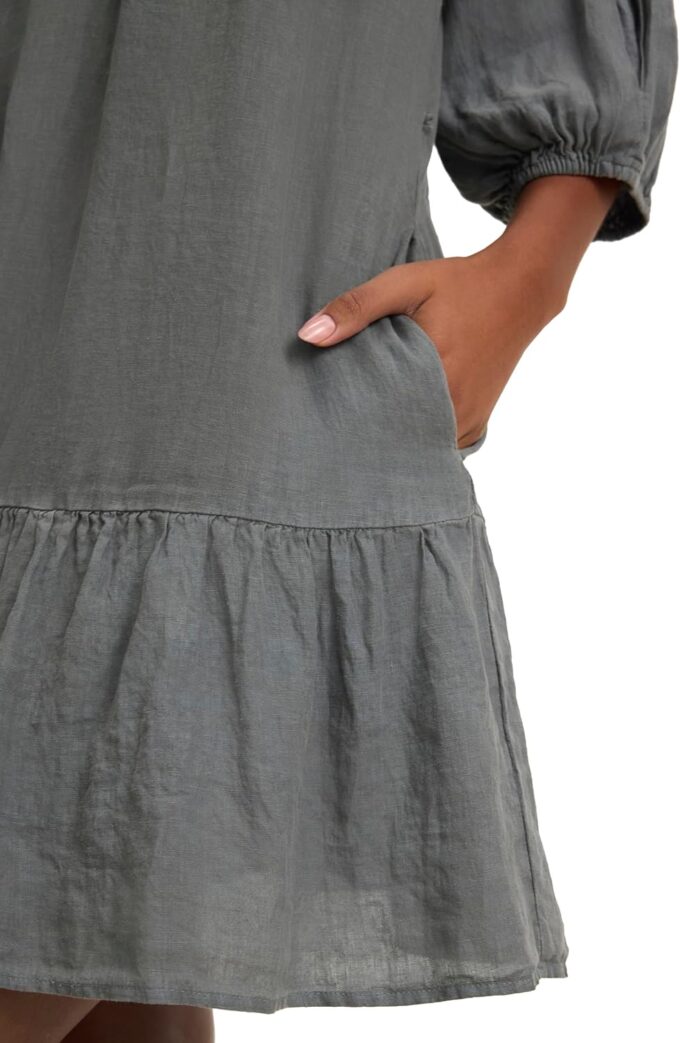 Velvet by Graham & Spencer Women's Kaylie Woven Linen Dress – Bild 4