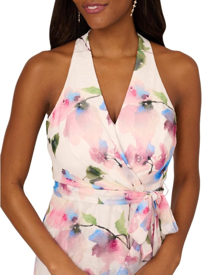Adrianna Papell Women's Printed High-Low Dress – Bild 4