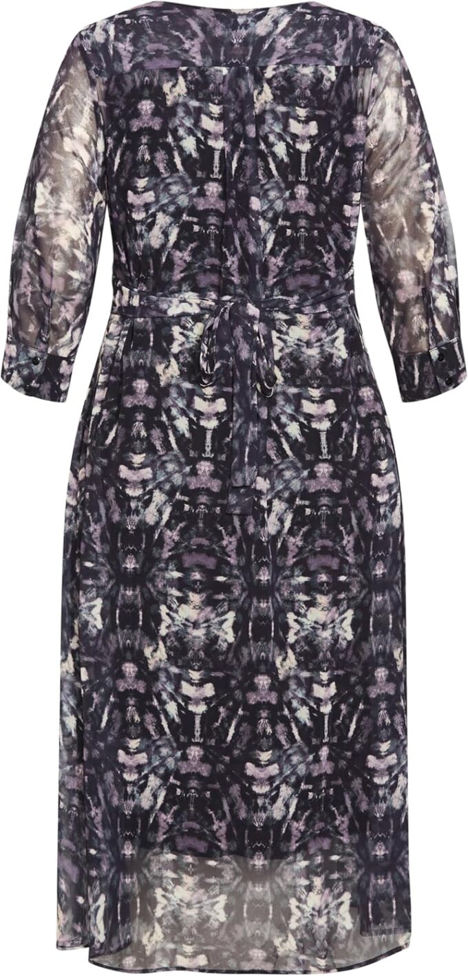 Women's Plus Size After Dark Print Dress – Bild 5