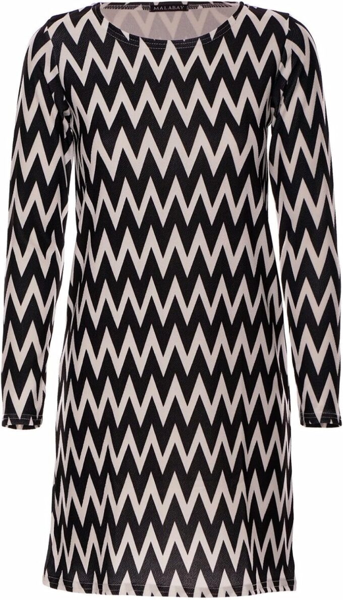 Vogue Style 95 Damen Shift Crepe Kleid