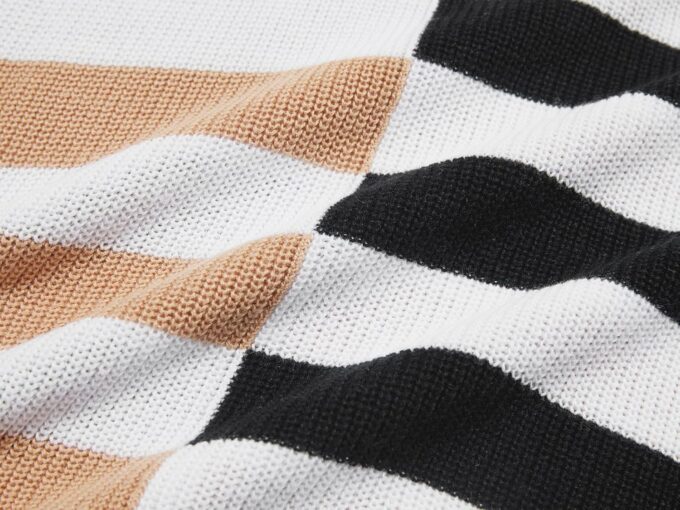 Wenrine Womens Summer Striped Dress Sleeveless Knitted Contrast Color Side Slit Casual Maxi Beach Dress – Bild 5