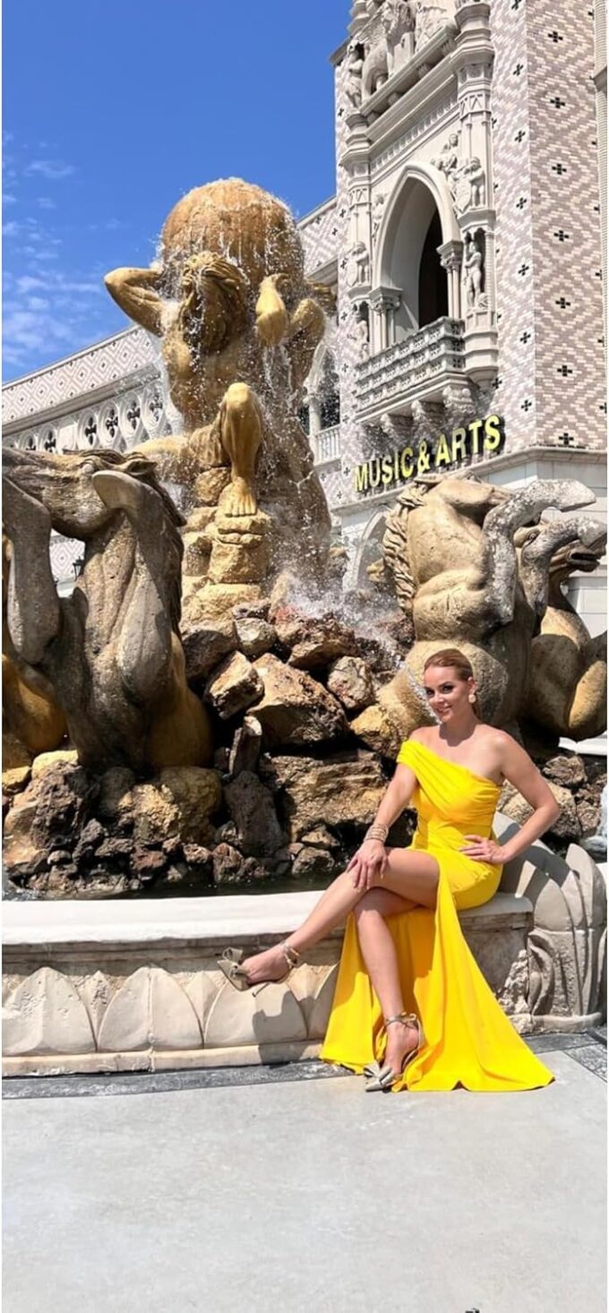 Women's Sexy Off Shoulder Bodycon Maxi Dresses Elegant High Split Club Party Long Dress – Bild 6