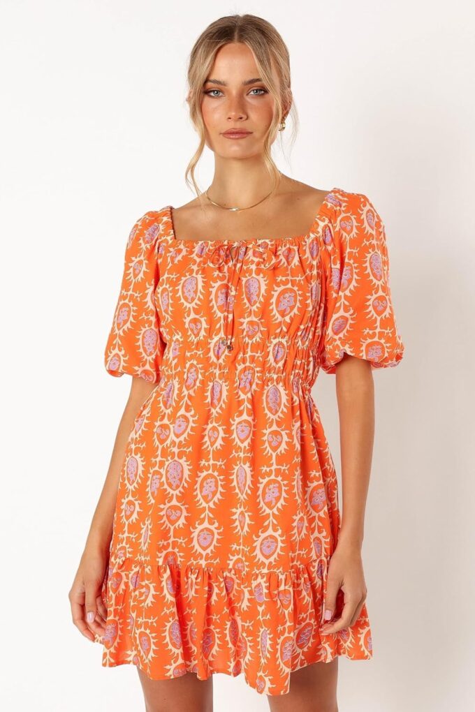 Petal & Pup Women's Carmen Off Shoulder Mini Dress – Bild 6