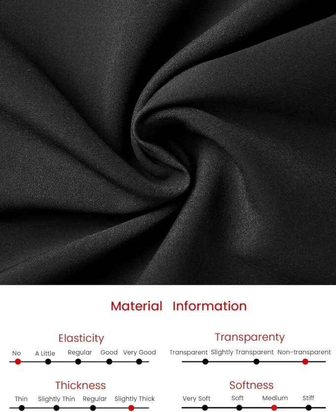 Hobemty Damenkleid, kontrastfarben, knielang, Büro, Flügelärmel, Etuikleid – Bild 5