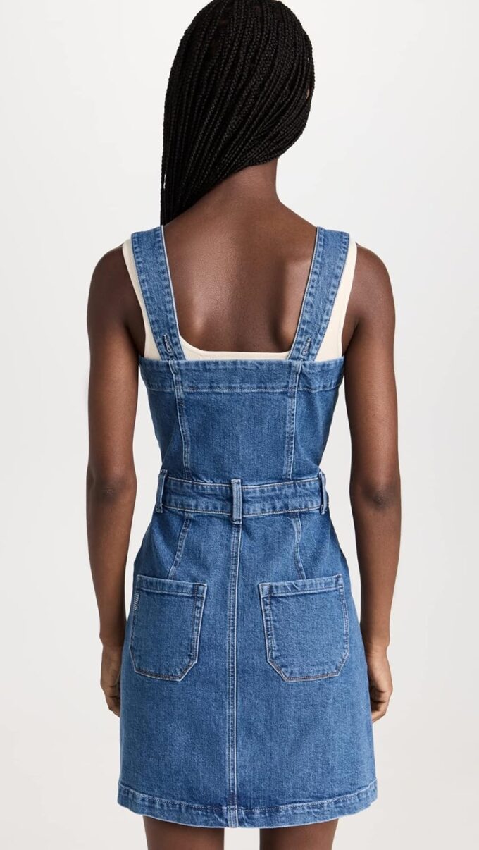 PAIGE Women's Maddy Denim Dress – Bild 3