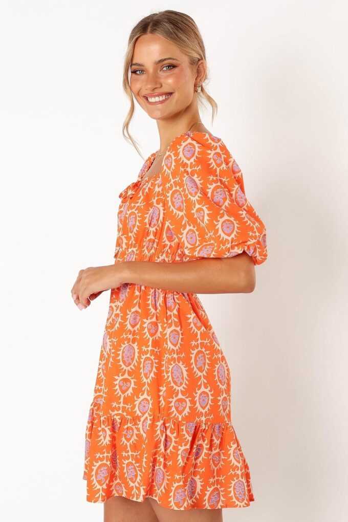 Petal & Pup Women's Carmen Off Shoulder Mini Dress – Bild 3