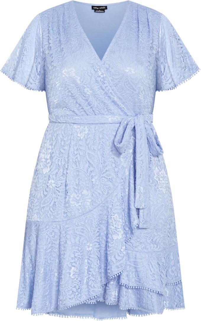 City Chic Women's Plus Size Dress - Sweet Lace Mini – Bild 4