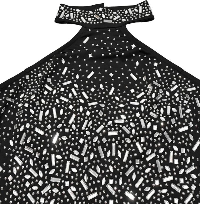 Fully Lined Stretchy Sequin Mini Dress for Women Cocktail,Prom,Night Out – Bild 4