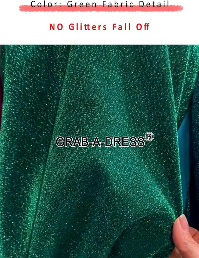 GRAB A DRESS Prom Dresses Long for Women A Line with Pockets V Neck Formal Evening Ball Gown – Bild 2