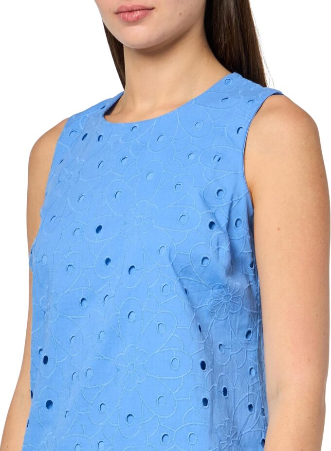 Tommy Hilfiger Women's Sleeveless Meadow Eyelet Shift Dress – Bild 3