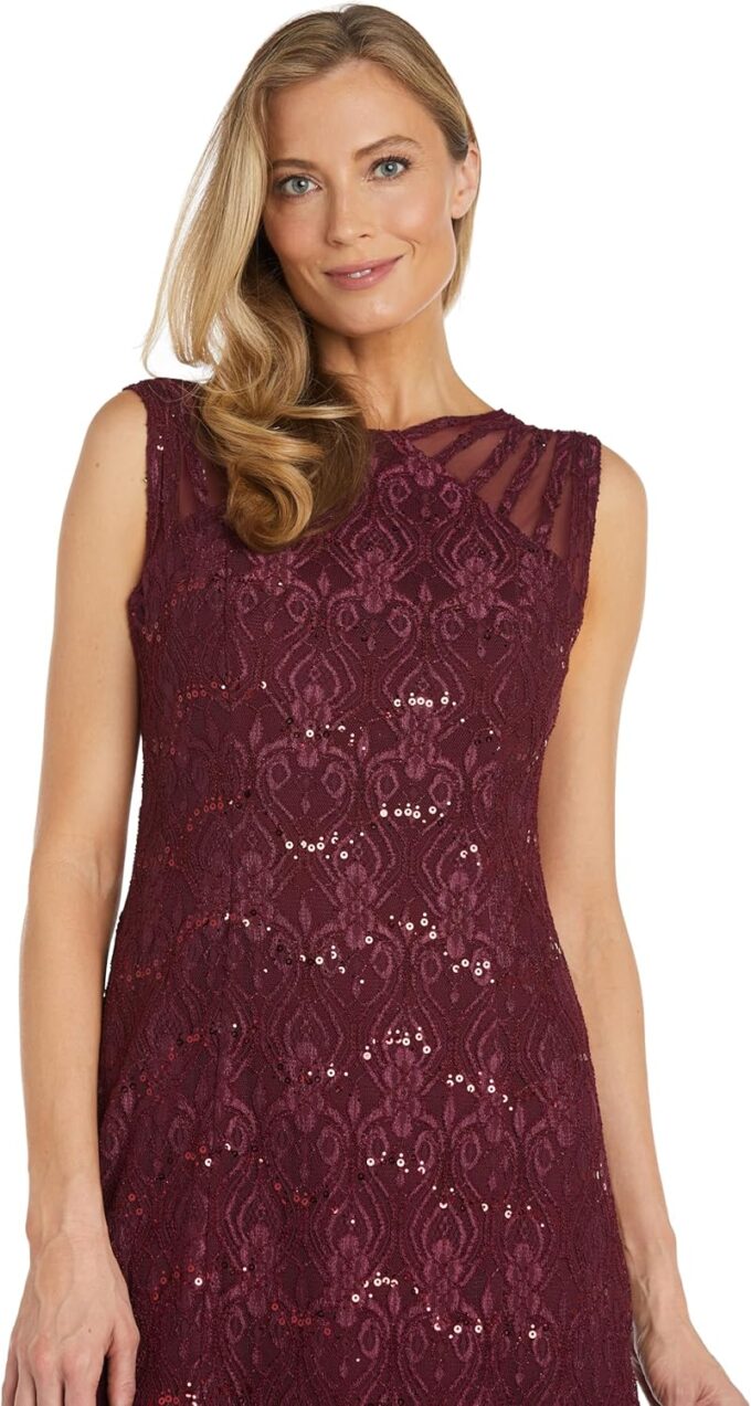 R&M Richards Women's Starlit Siren Sequin Gown – Bild 2