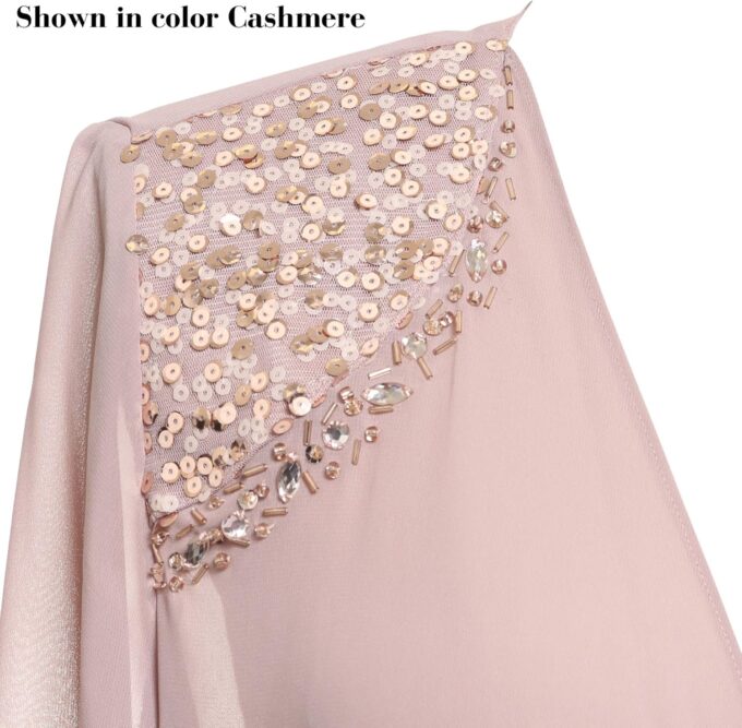 S.L. Fashions Women's Plus Size Embellished Tiered Mother of The Bride Gown with Jacket, Wedding Guest, Formal Event Dress – Bild 5