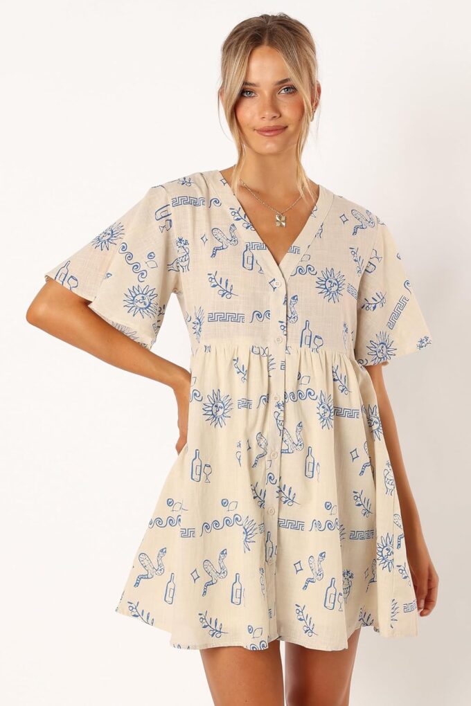 Petal & Pup Women's Elias Mini Dress – Bild 5