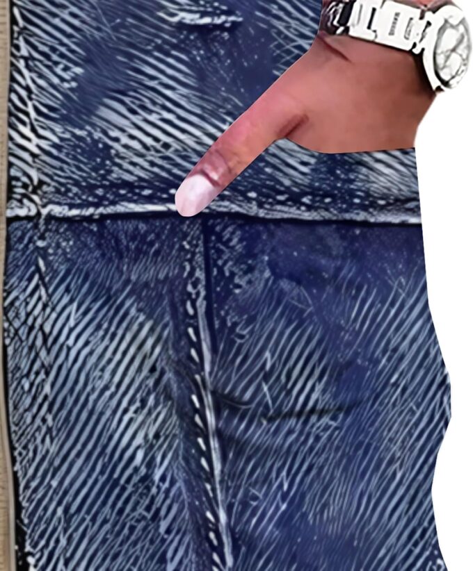Womens Plus Size Denim-Print Fashion Maxi Dresses Casual Soft Tshirt Dress – Bild 6