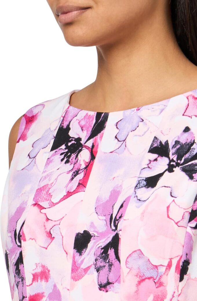 Kasper Damen Slvls Multi Seam Fit & Flare Dress Kleid – Bild 3