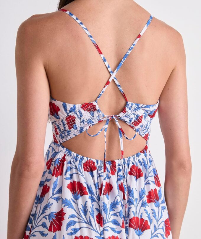 vineyard vines Women's Voile Smocked Sconset Maxi Dress – Bild 3