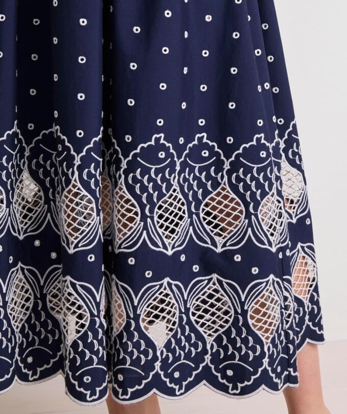 vineyard vines Women's Sconset Fish Eyelet Dress – Bild 4