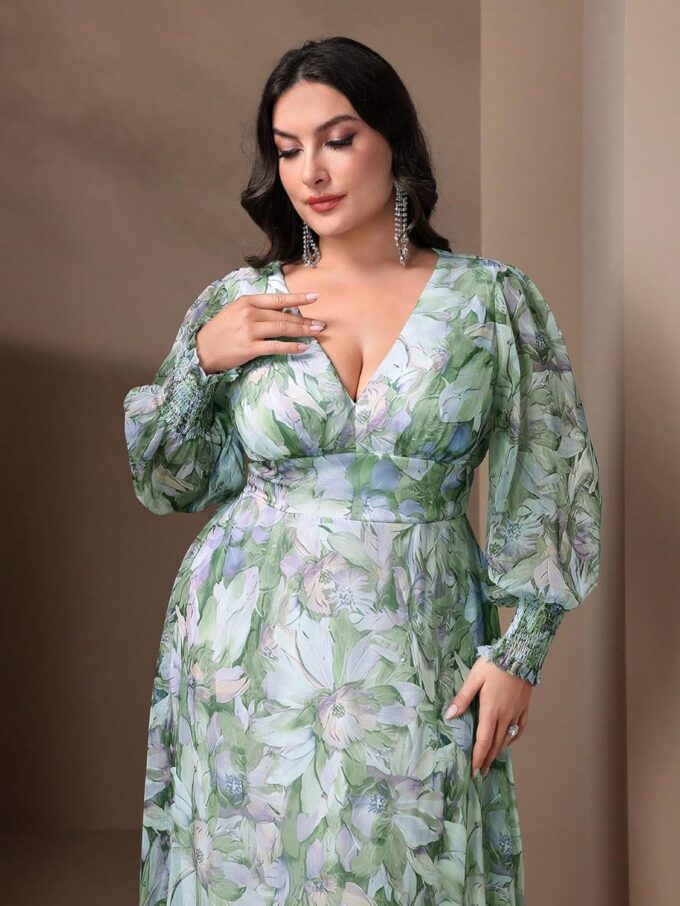 TOLEEN Women's Plus Size Sequin Dress Luxurious Style Formal Cocktail Evening Party Maxi Dresses – Bild 6