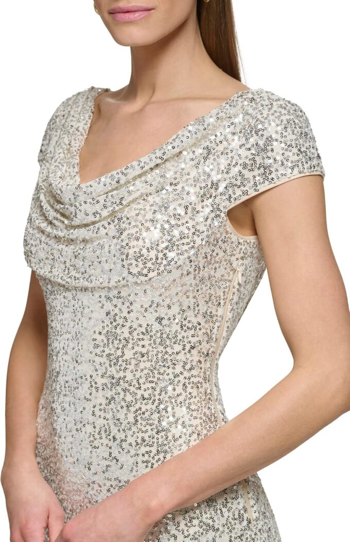 Eliza J Women's Cap Sleeve Cocktail Dress – Bild 4