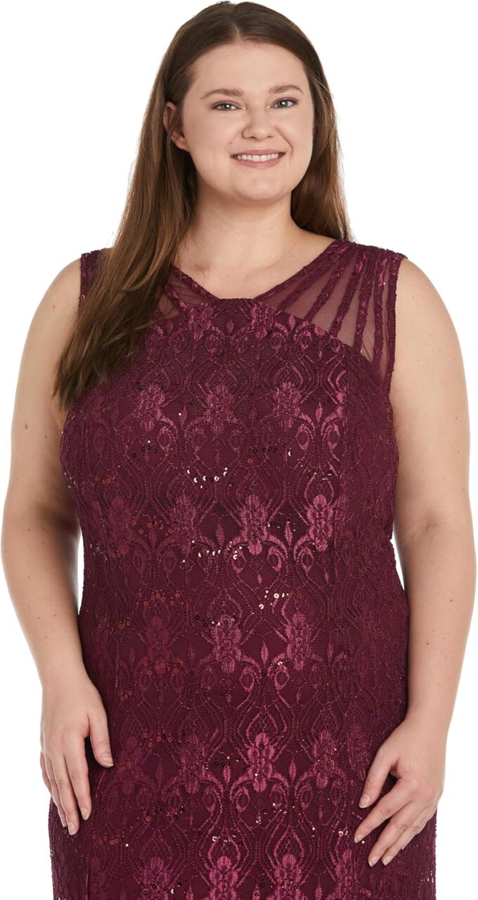 R&M Richards Women's Starlit Siren Sequin Gown – Bild 5