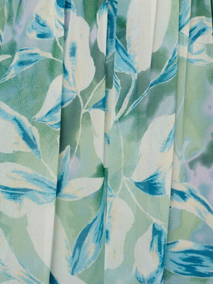 Adrianna Papell Women's Chiffon Leaf Long Dress – Bild 3