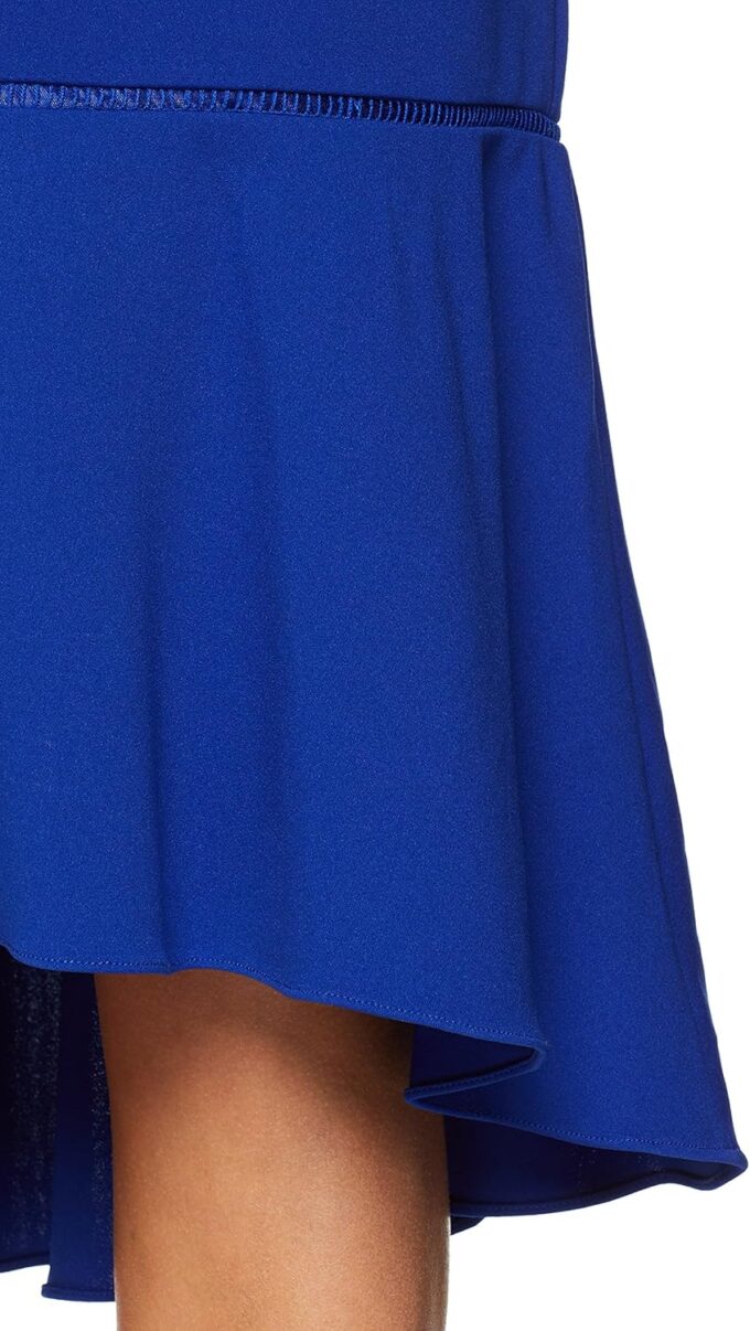 Adrianna Papell Damen Knit Crepe High-Low Flounce Sheath Dress Kleid – Bild 6